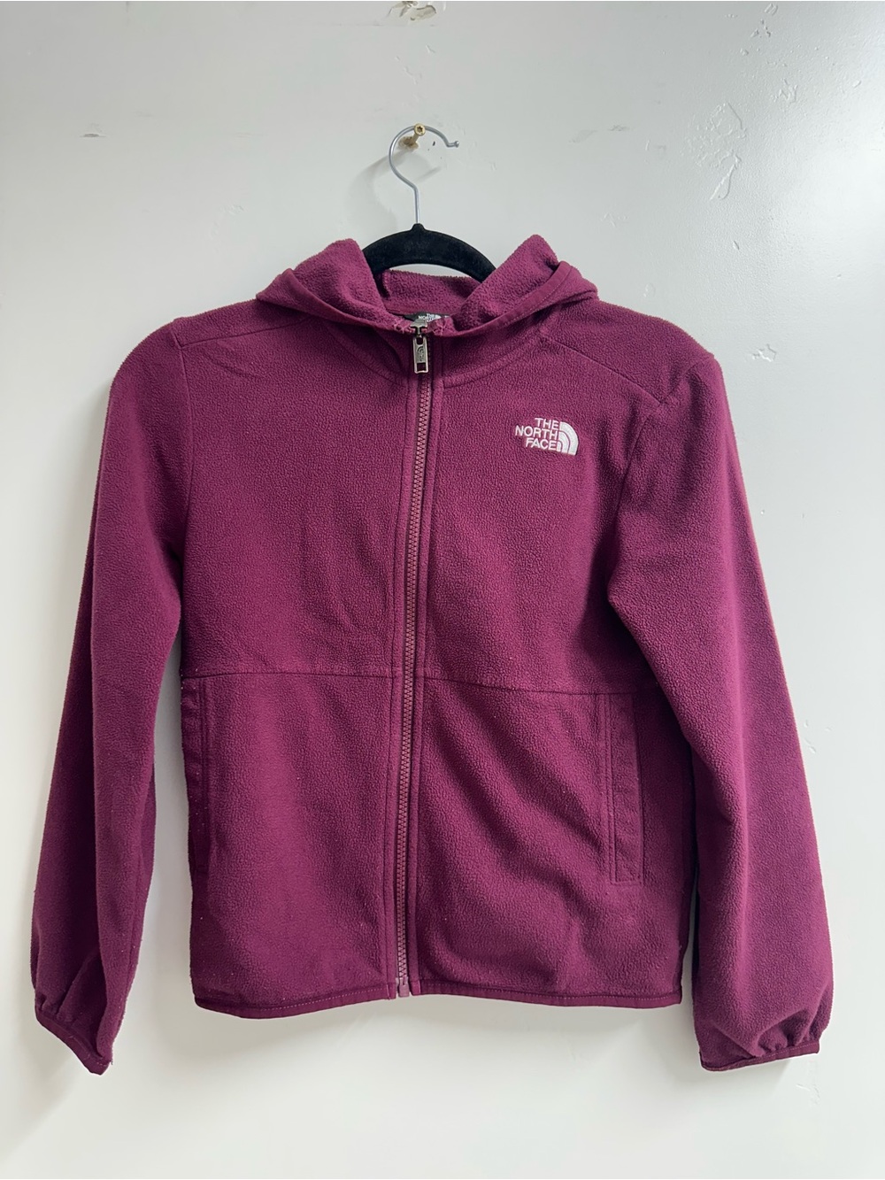 The North Face Kids Plum Full-Zip Hooded Fleece Jacket